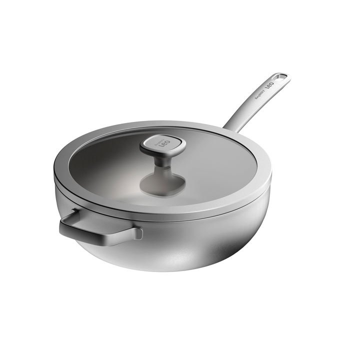 Wok con tapa Graphite Acero Inoxidable 28cm